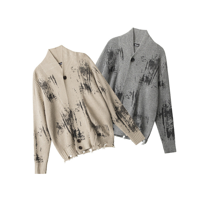 Women's & Men's & American Gothic Style Stand Collar Sweaters