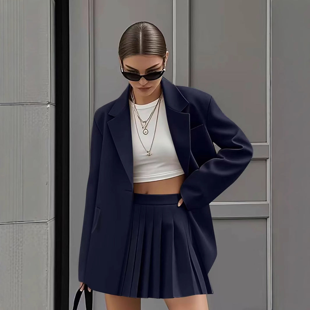 Women's Glamorous Casual Fashion Tailored Pleated Suits