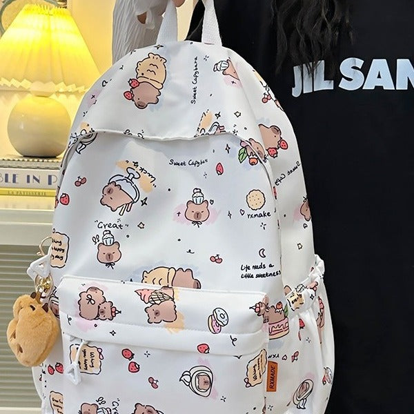 Female Style Large Capacity Leisure Cute Middle School Students' Schoolbags