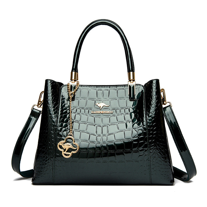 Attractive Cool Women's Patent Leather Glossy Handbags