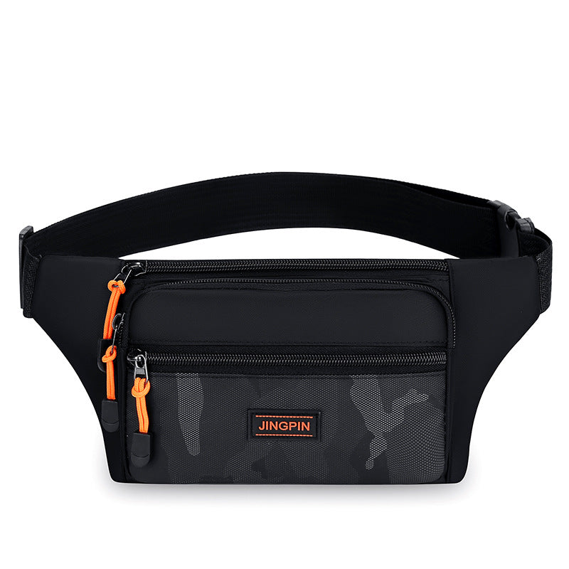 Men's Mobile Fashion Large Capacity Waterproof Construction Men's Waist Packs