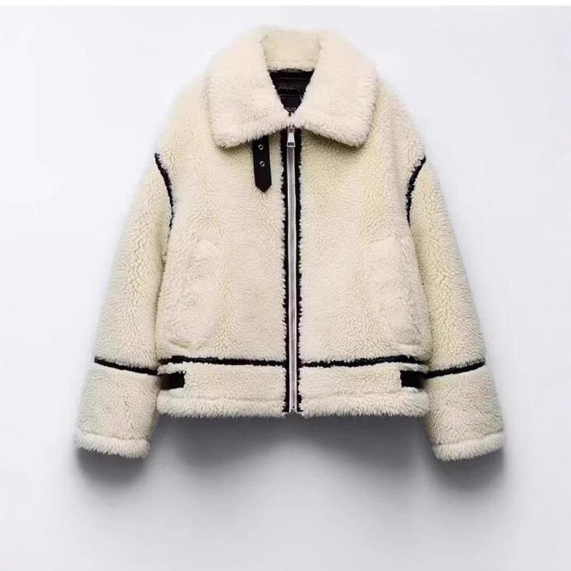 Women's Original Fleece Fur Integrated Fashion Casual Coats