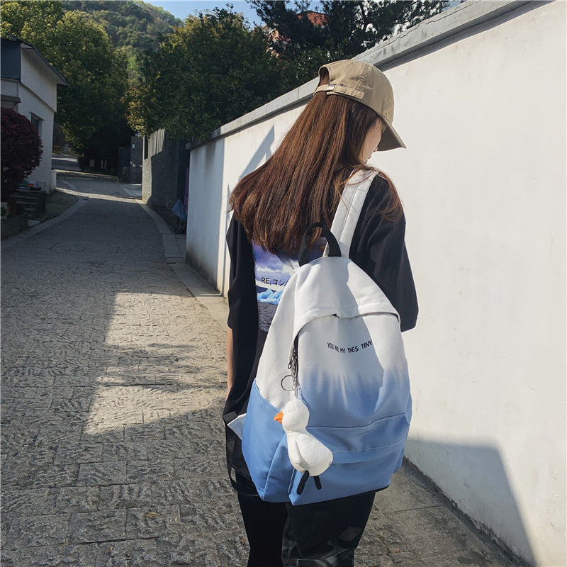 Boys Design Sense Niche Style Lightweight Middle School Students' Schoolbags