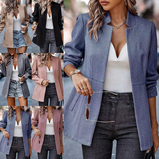 Classy Women's Simple Stylish Casual Woolen Cardigans
