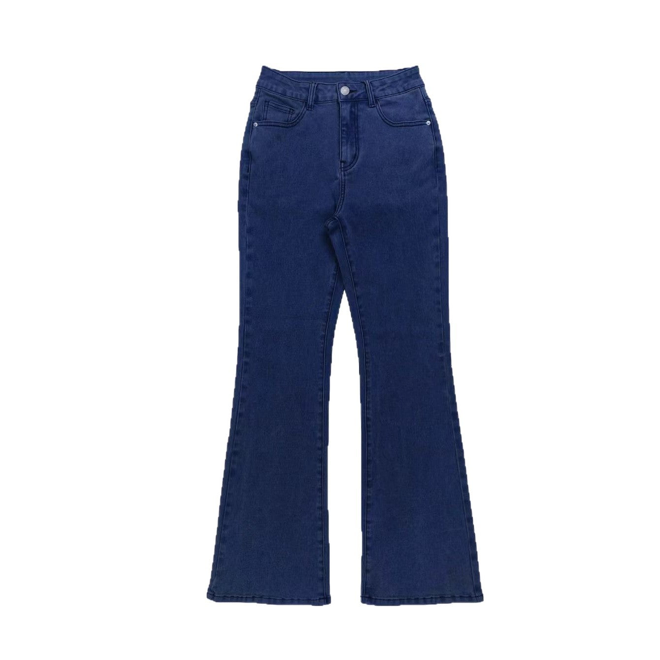 Women's Slim Fit Slimming Wide Leg Fat Hip Denim Clothing