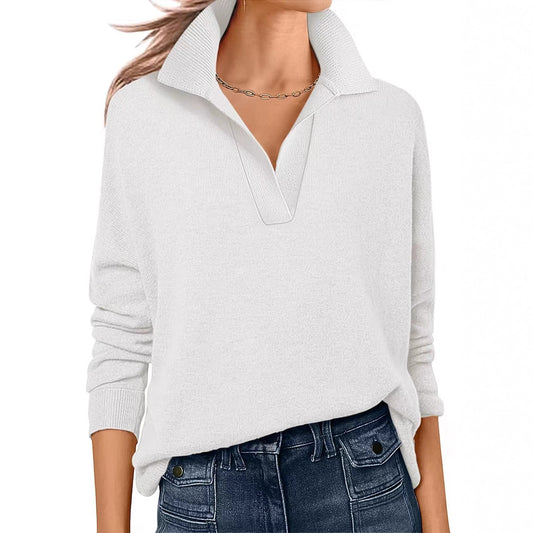 Women's Solid Color Long Sleeve Loose Fashion Tops
