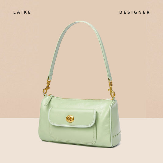 Women's Advanced Texture Niche Commuter Leather Artistic Crossbody Bags