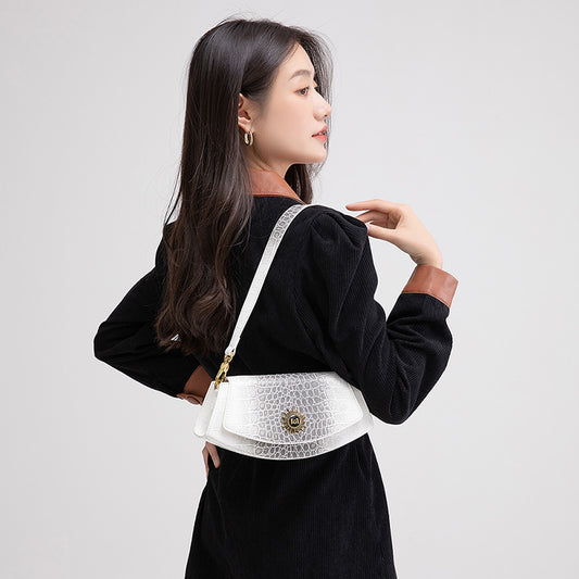 Cool Beautiful Genuine Leather French Crocodile Handbags