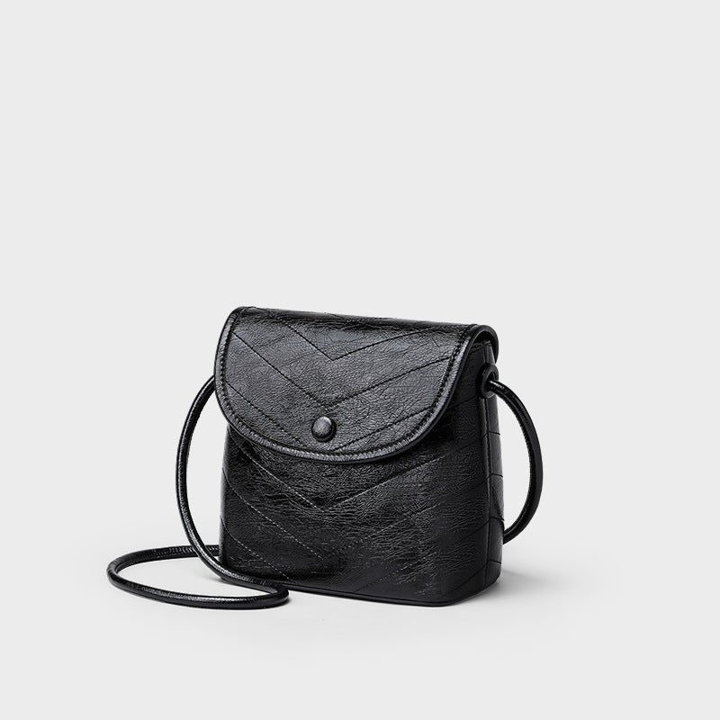 Women's One Genuine Leather Mini Mobile Crossbody Bags