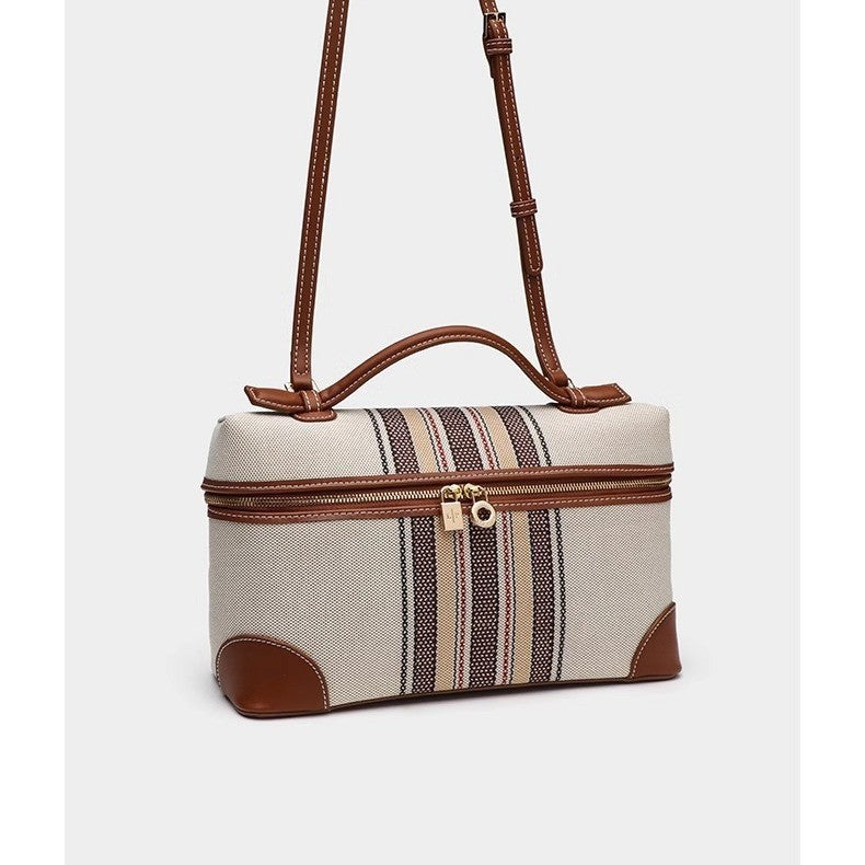 Lunch Box High Sense Contrast Color Small Square Bags