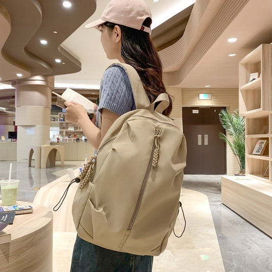 Women's & Men's & High-grade Large Capacity Simple College Backpacks