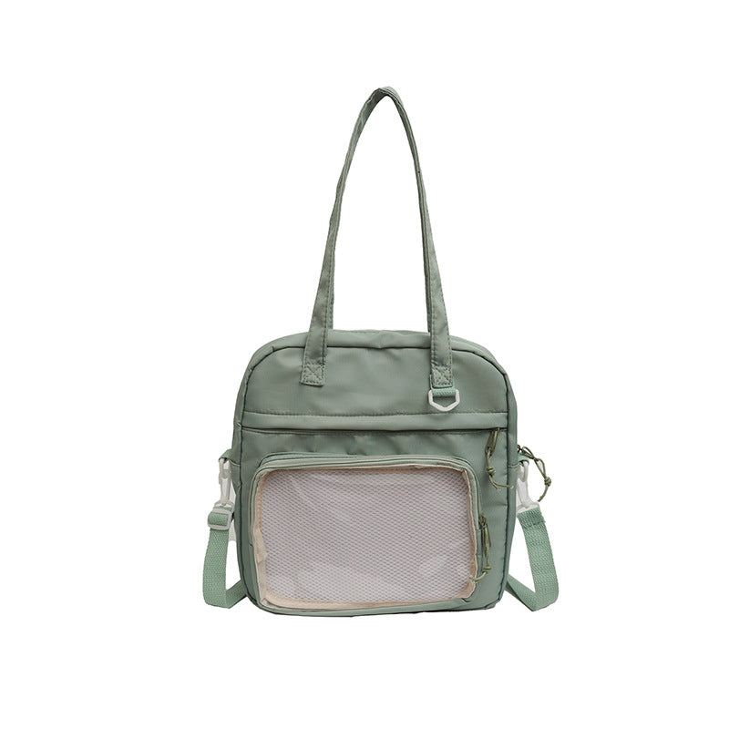 Cartoon Large Capacity Class Canvas Female Shoulder Bags