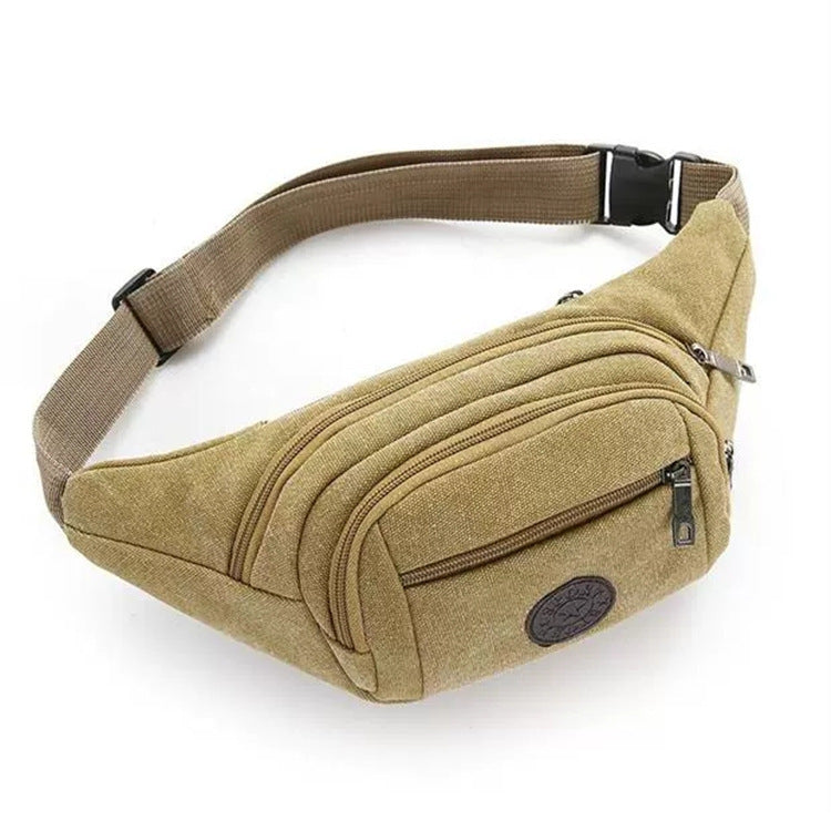 Men's Canvas Construction Site Stall Money Collection Waist Packs