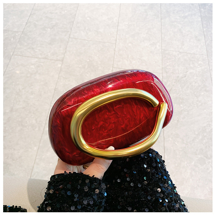 Chain Acrylic High-grade Hand Dinner Dress Bags