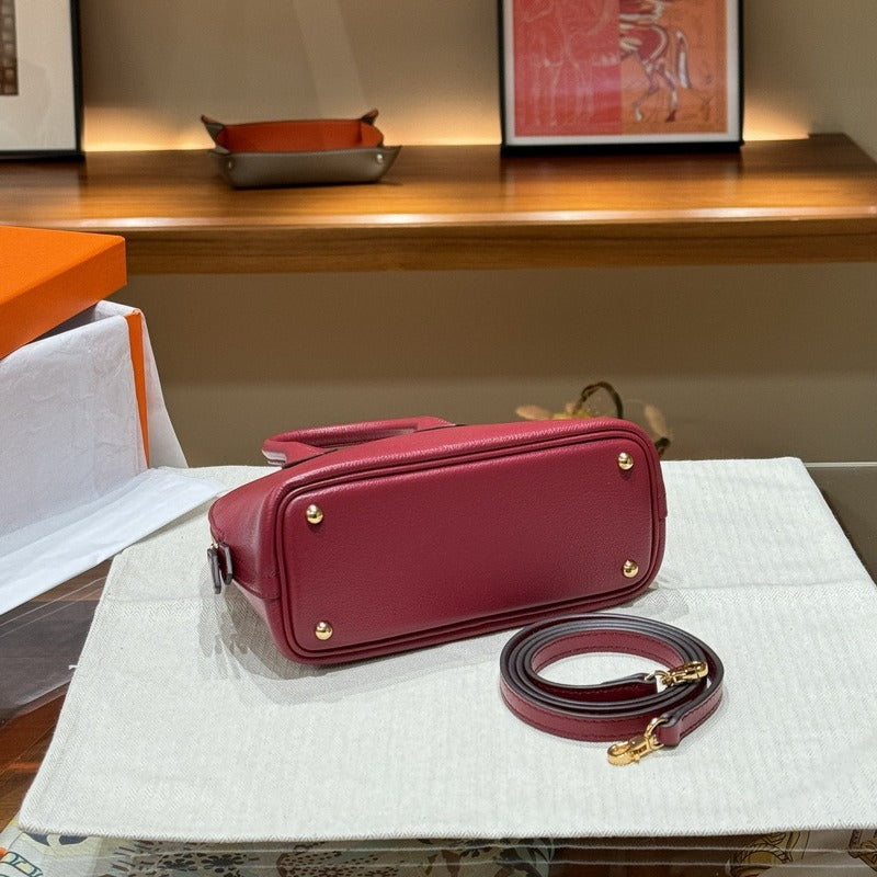 Women's First Layer Cowhide Sheep Pattern Mini Handbags