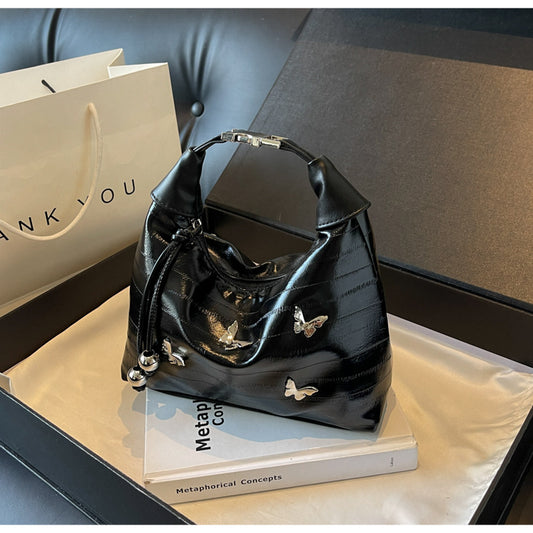Women's Popular Fashion Trendy Textured Korean Style Shoulder Bags