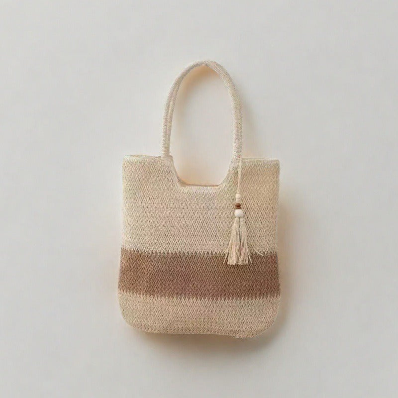 Woven Straw Tassel Chinese Style Large Bags