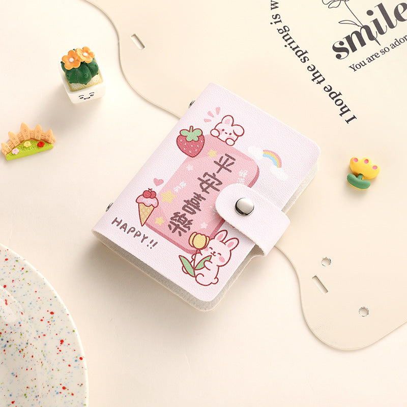 Women's & Men's & Cute Large Capacity Swiping Personalized Card Holder