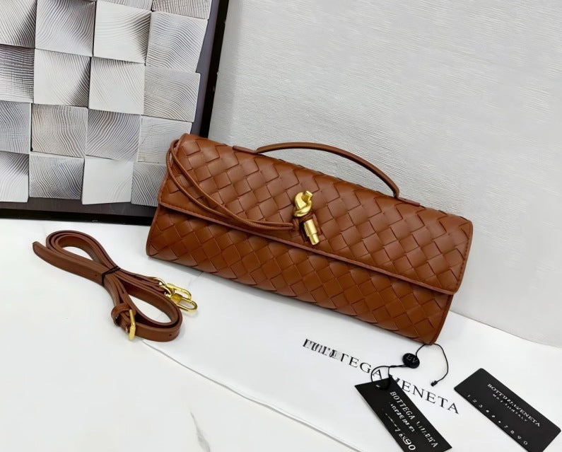 Fashion Elegant Hand-woven Hardware High-grade Leather Lock