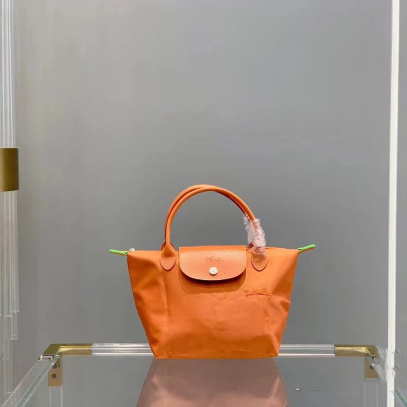 Durable Embroidered Dragon Dumpling Folding Underarm Bags