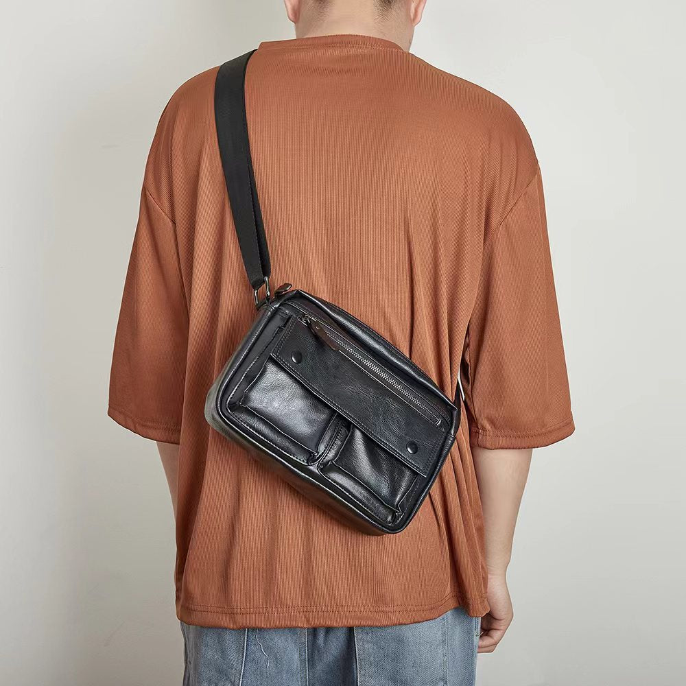Men's Glamorous Comfortable Durable Compartment Horizontal Men's Messenger Bags