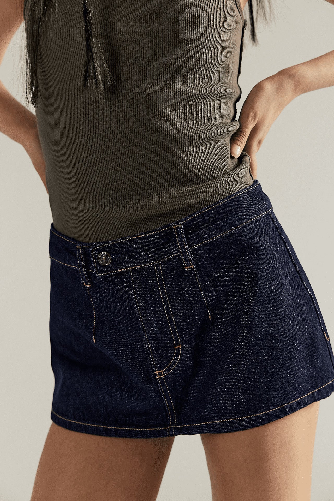 Fashion Women's Summer Casual Trend Denim Skirts