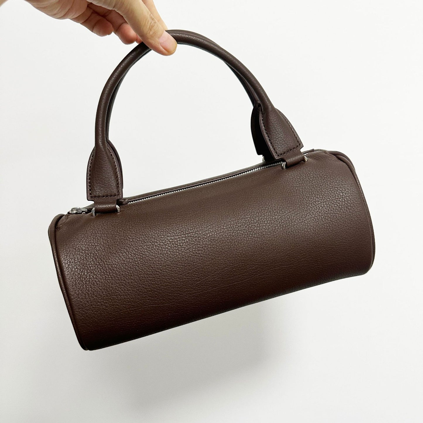 Women's Design Genuine Leather Round Minimalist Wrist Handbags