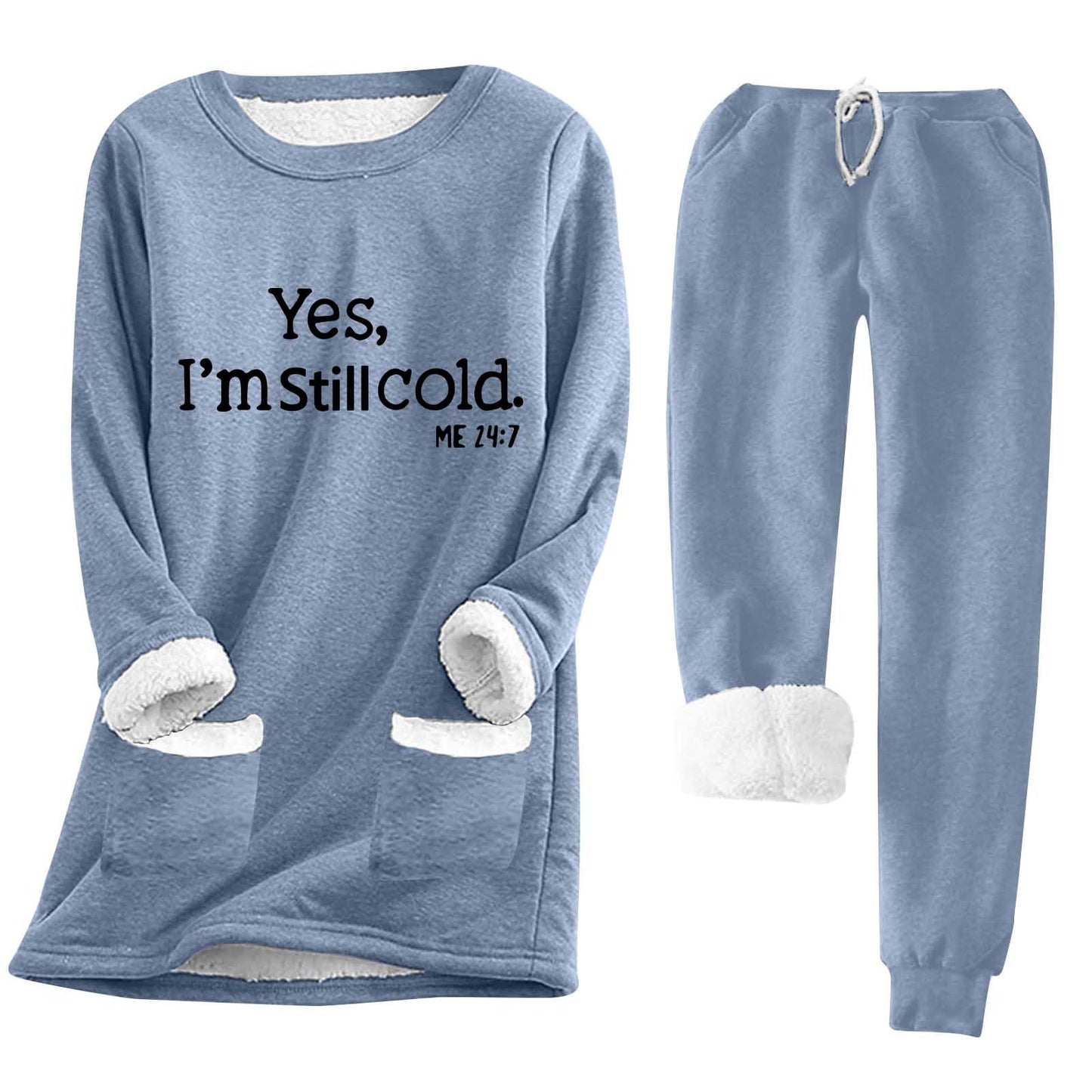Women's Long-sleeved Pullover Casual Thickening Letter Print Sweaters