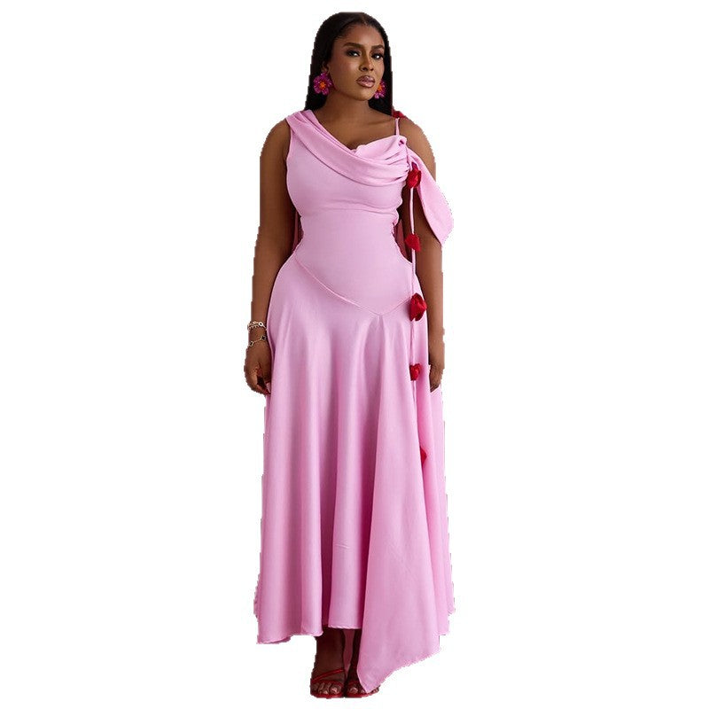Women's Summer Dignified Sense Of Design Mid-length Dresses