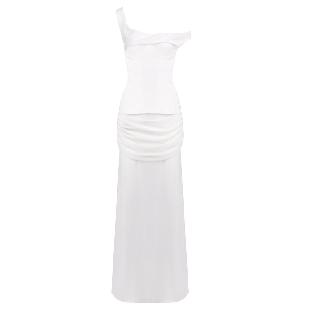 Women's Waist Seal Graceful Fashionable Tight Split Dresses