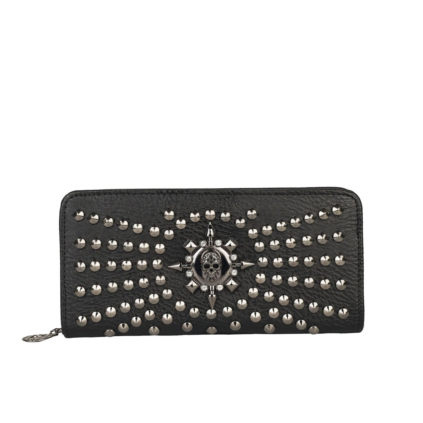 Stylish Elegant Punk Skull Long Clutch Ladies Wallets