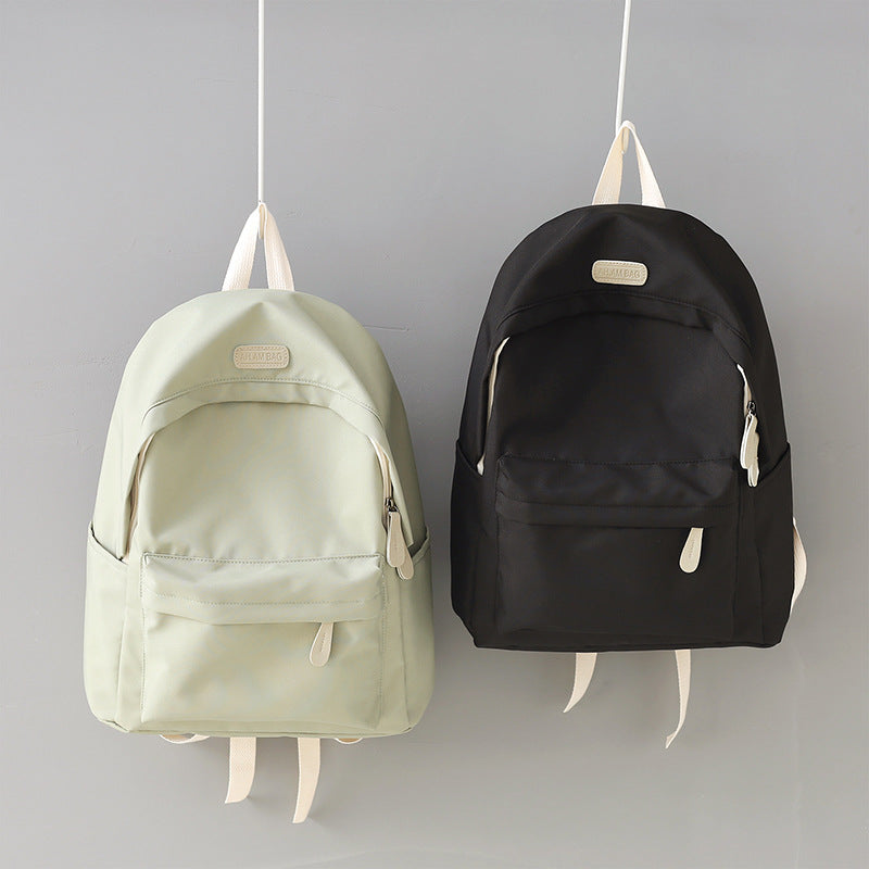 Female High College Junior's Korean Simple Middle School Students' Schoolbags