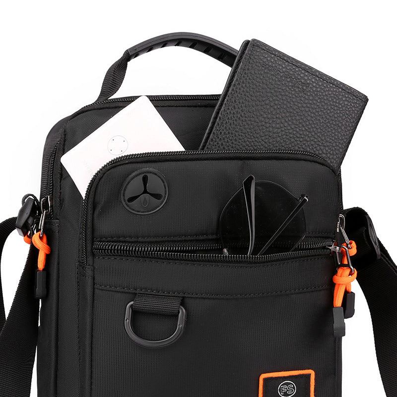 Men's Lightweight Nylon Cloth Simple Stylish Men's Messenger Bags