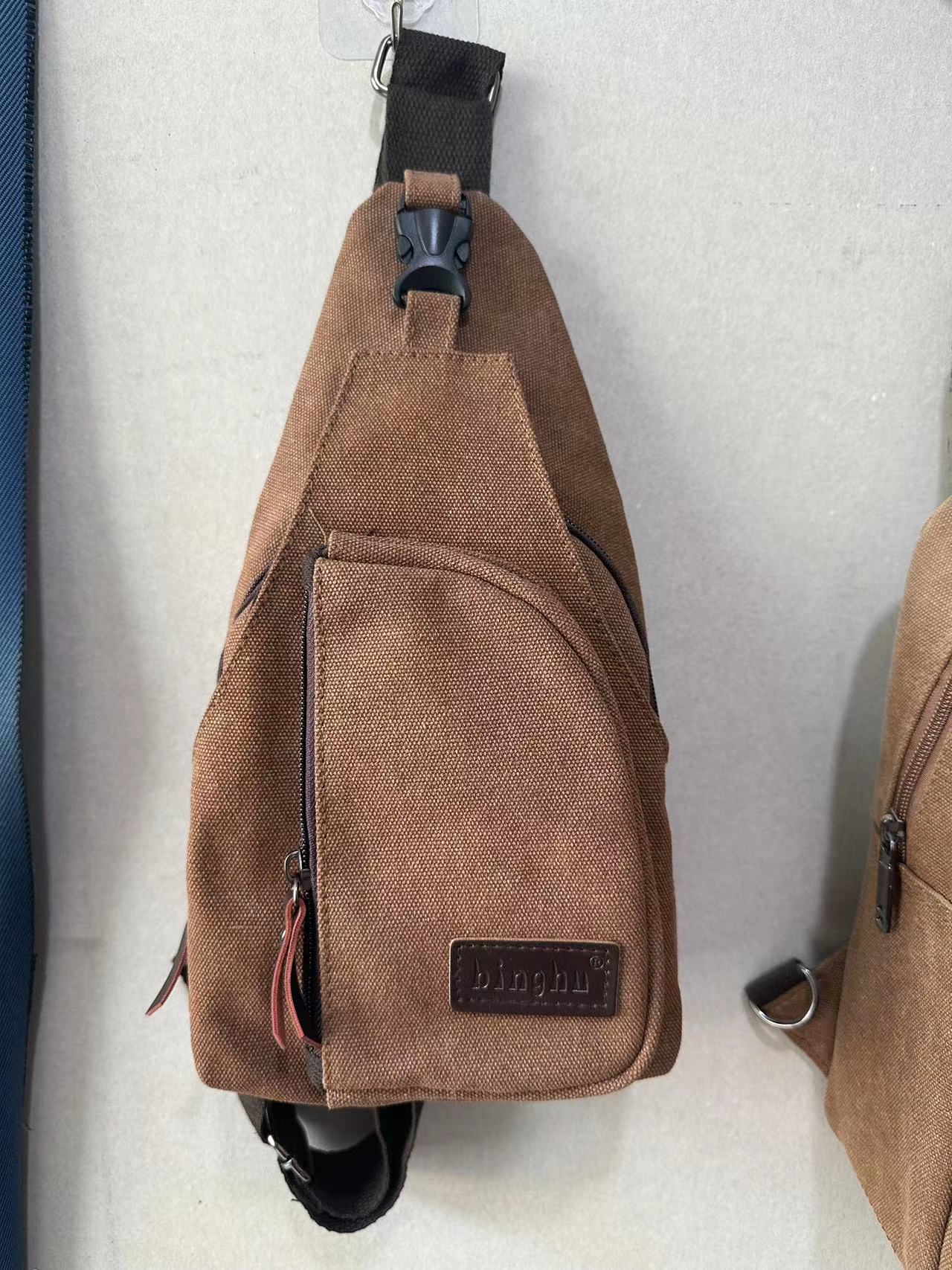 Men's Durable Korean Style Canvas Fashion Men's Chest Bags