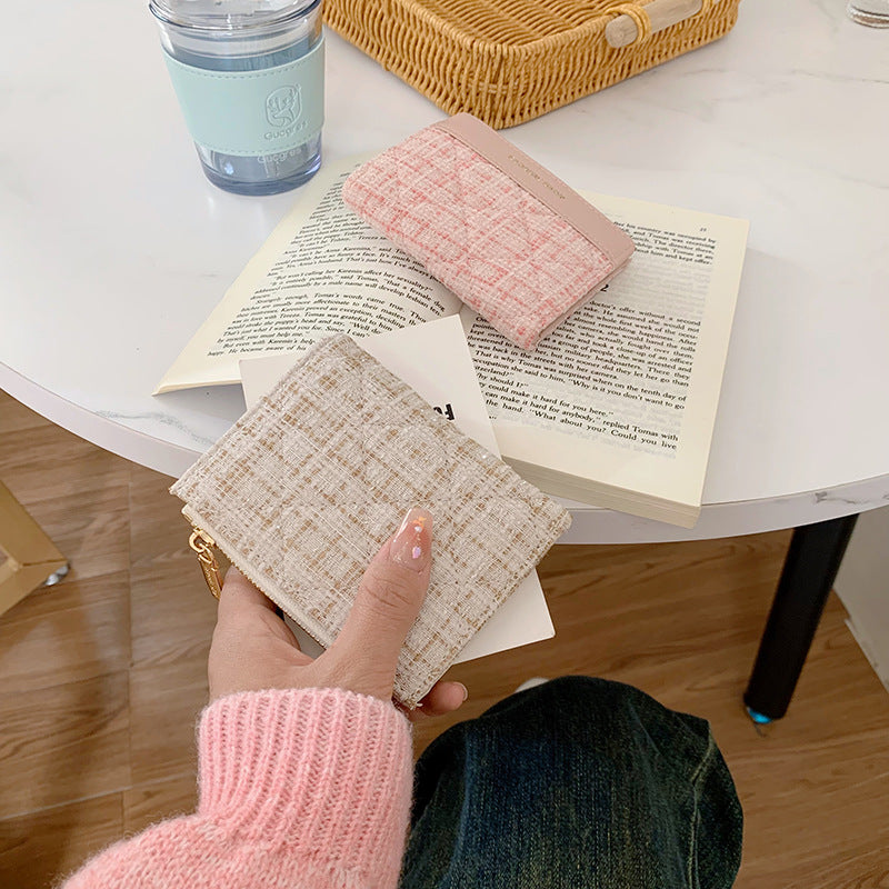 Women's Short Classic Style Large Capacity Solid Ladies Wallets