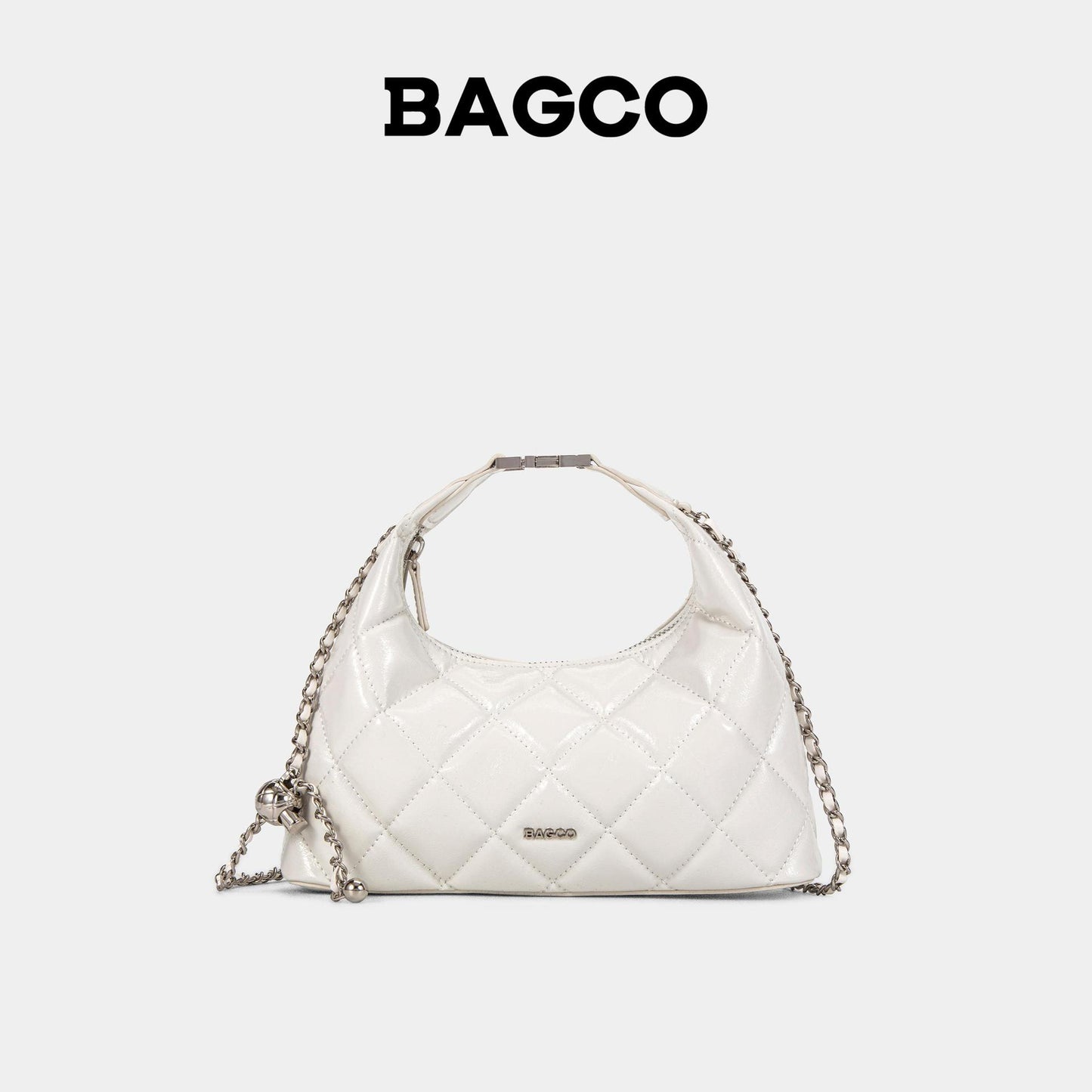 Versatile Style Diamond Plaid Chain Hand Handbags