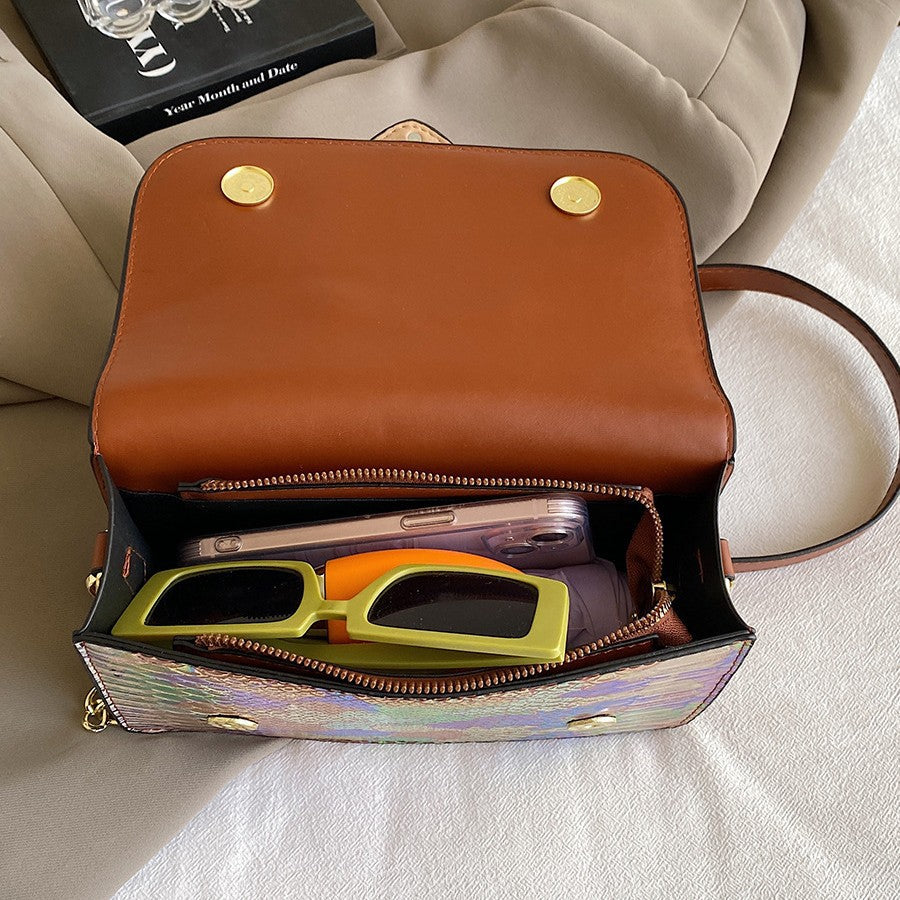 New Women's Vintage Chain Snake Pattern Bags