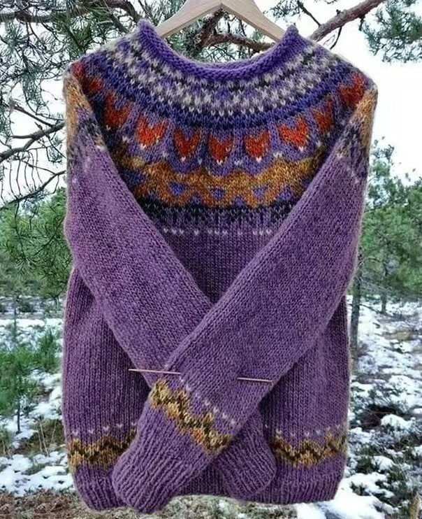 Women's Beautiful Pullover Loose Multicolor Fashionable Sweaters