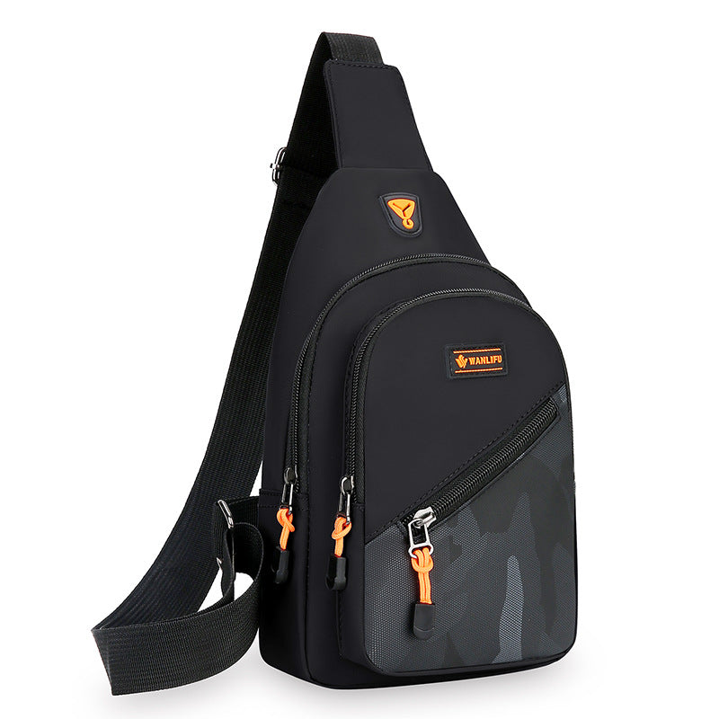 Men's Versatile Leisure Oxford Cloth Cross Body Men's Chest Bags