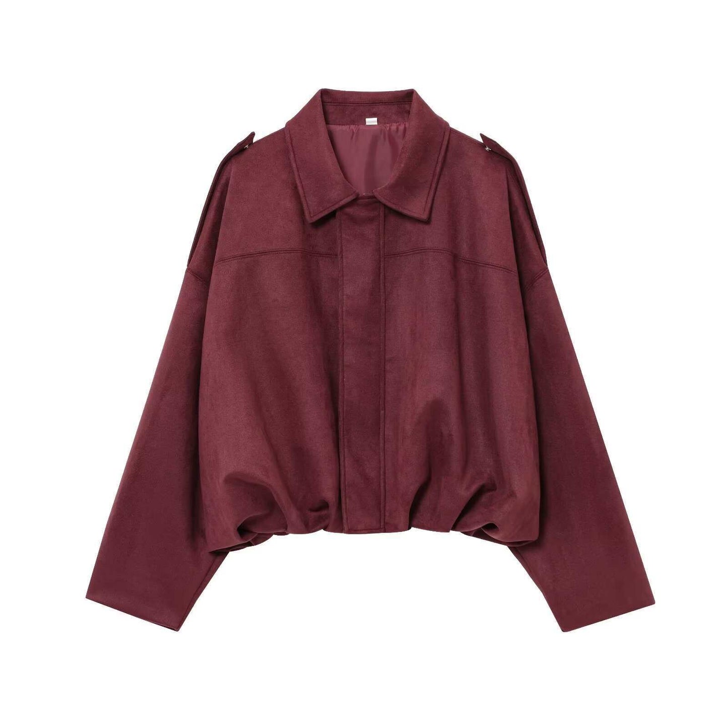 Effect Suede Fashion Pilot Imitation Temperament Jackets