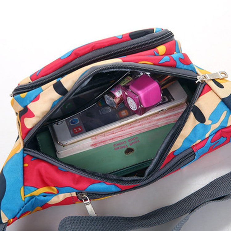 Women's & Men's & Camouflage Large Capacity Oxford Mobile Men's Waist Packs