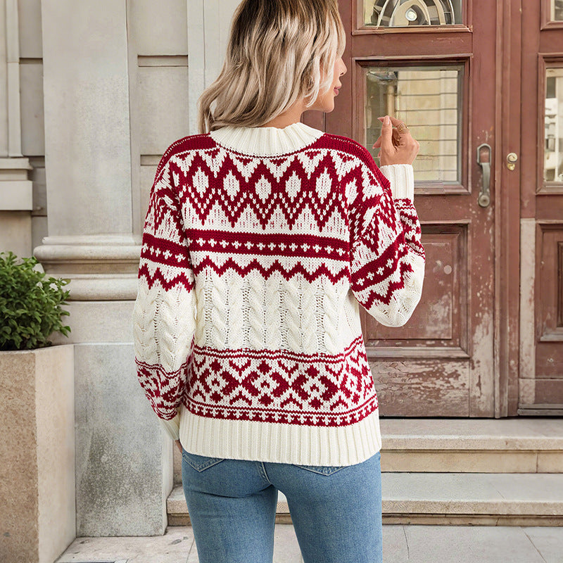 Women's Christmas Nordic Retro Style Thermal For Sweaters