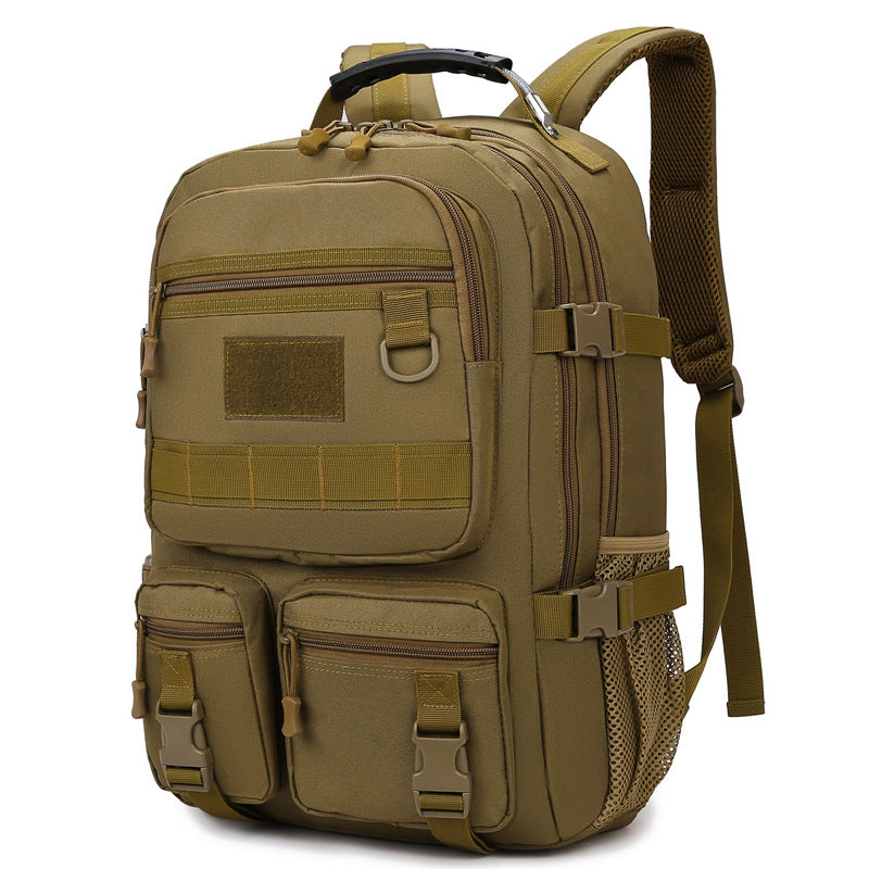 Men's Waterproof Expansion Computer College Book Combat Sports Backpacks