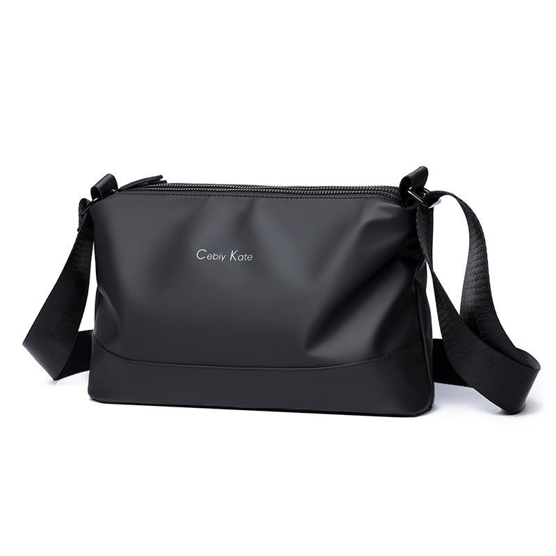 Men's Fashion Trendy Simple Portable Niche Waterproof Men's Shoulder Bags