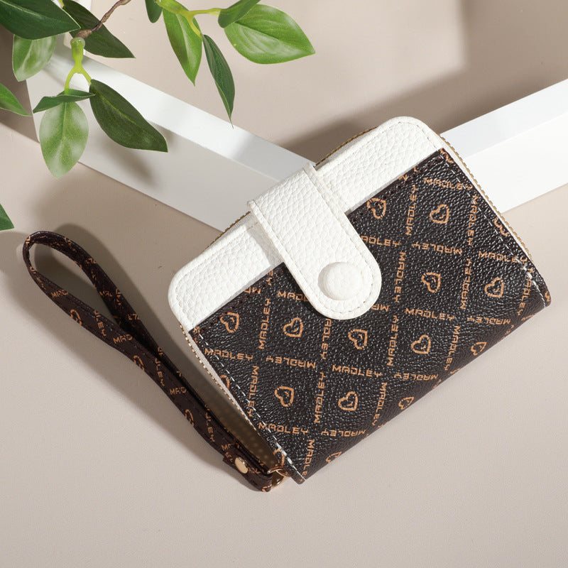 Women's Beautiful New Short Printed Clutch Ladies Wallets