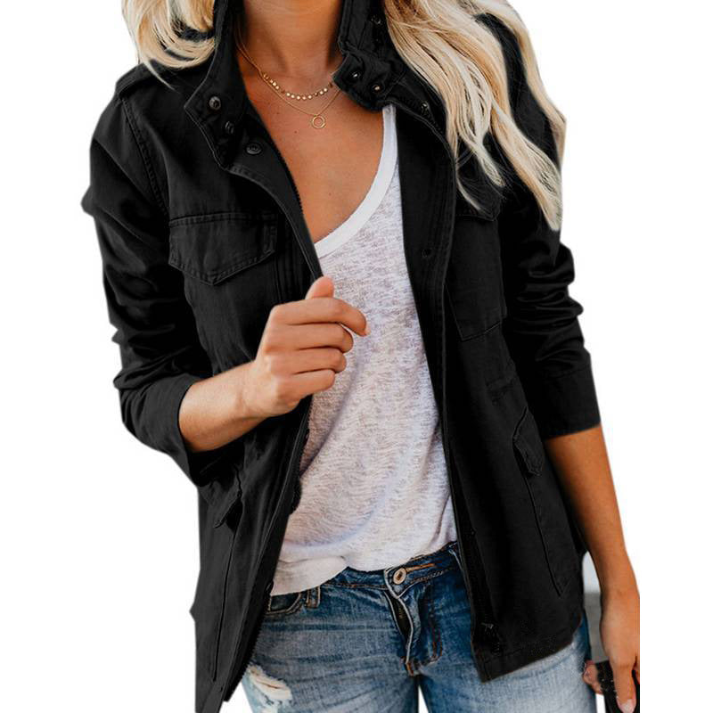 Slim Fit Fashion Fashionmonger Solid Color Jackets