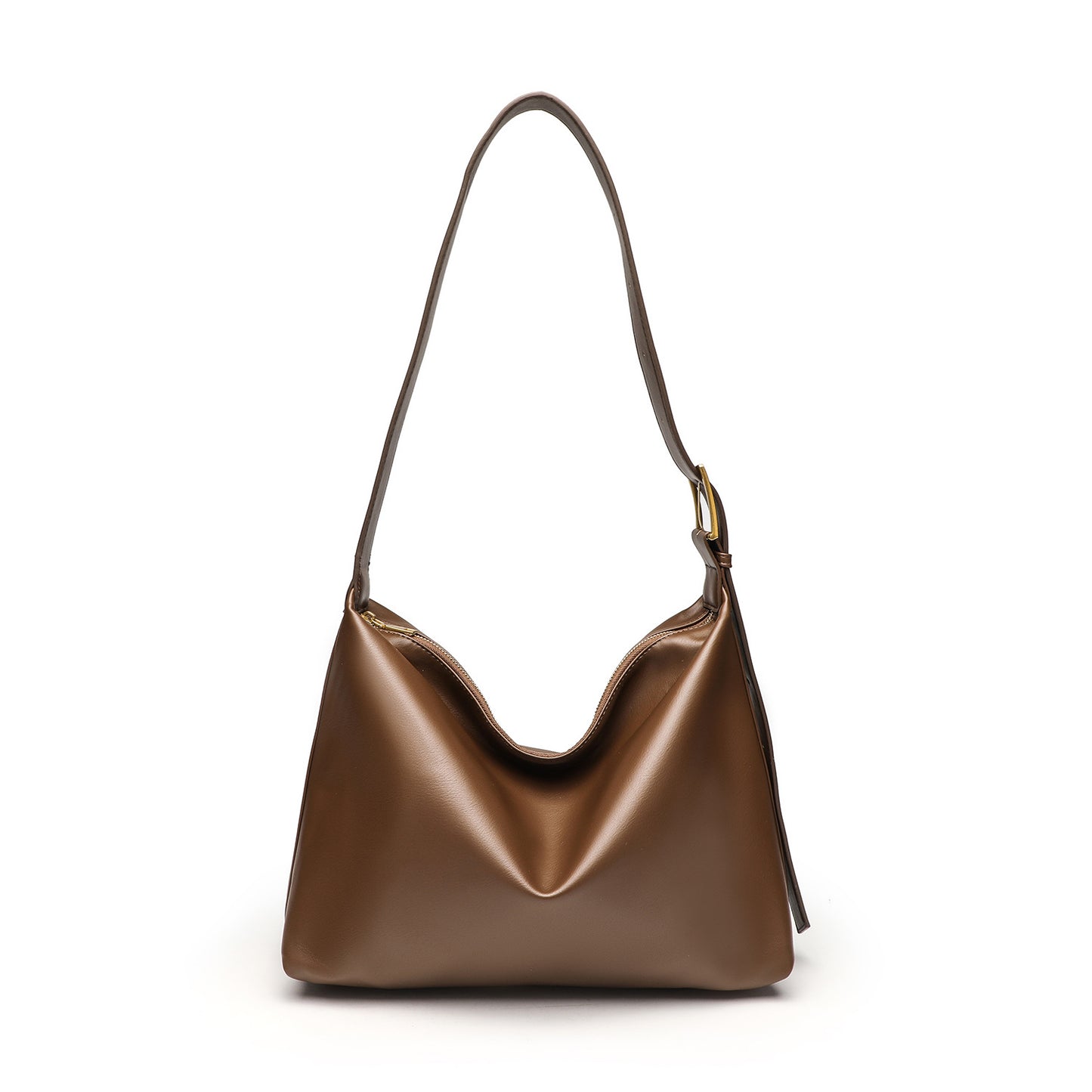 Women's Style Large Capacity Totes Trendy Leather Shoulder Bags