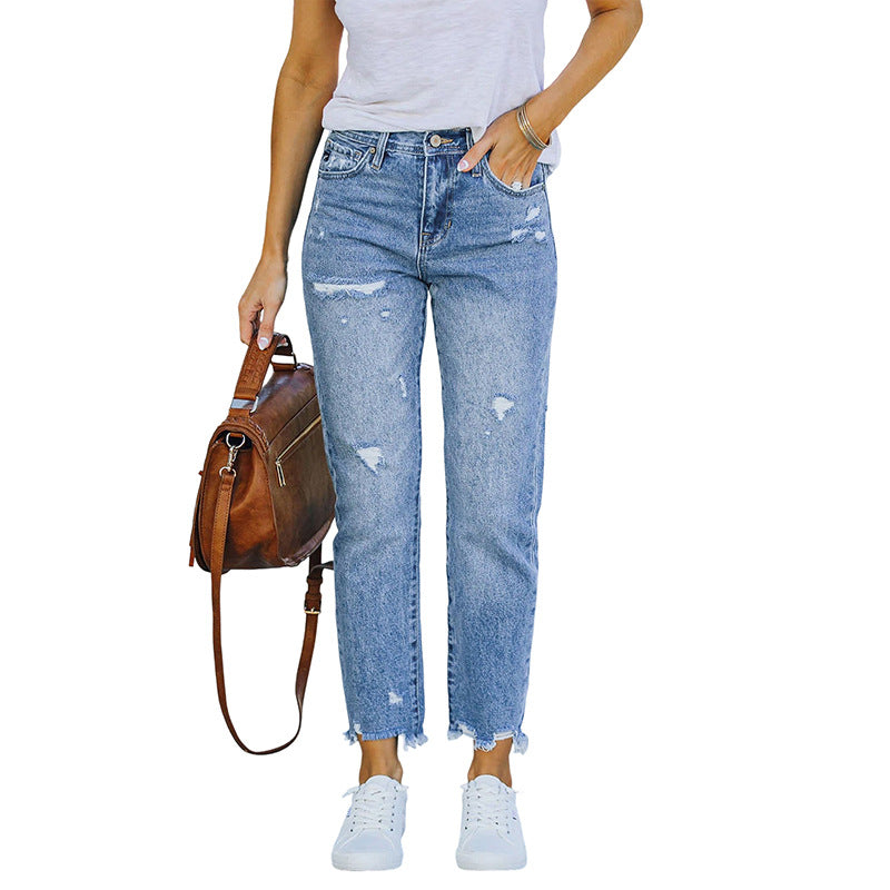 Women's Slim Fit High Elastic Skinny Denim Jeans
