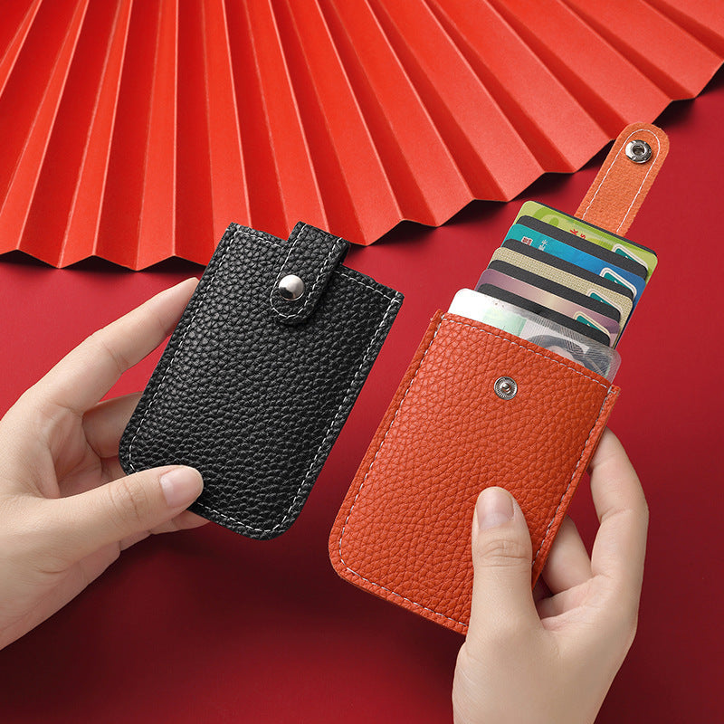 Pull-out Multiple Slots Certificate Large Capacity Card Holder