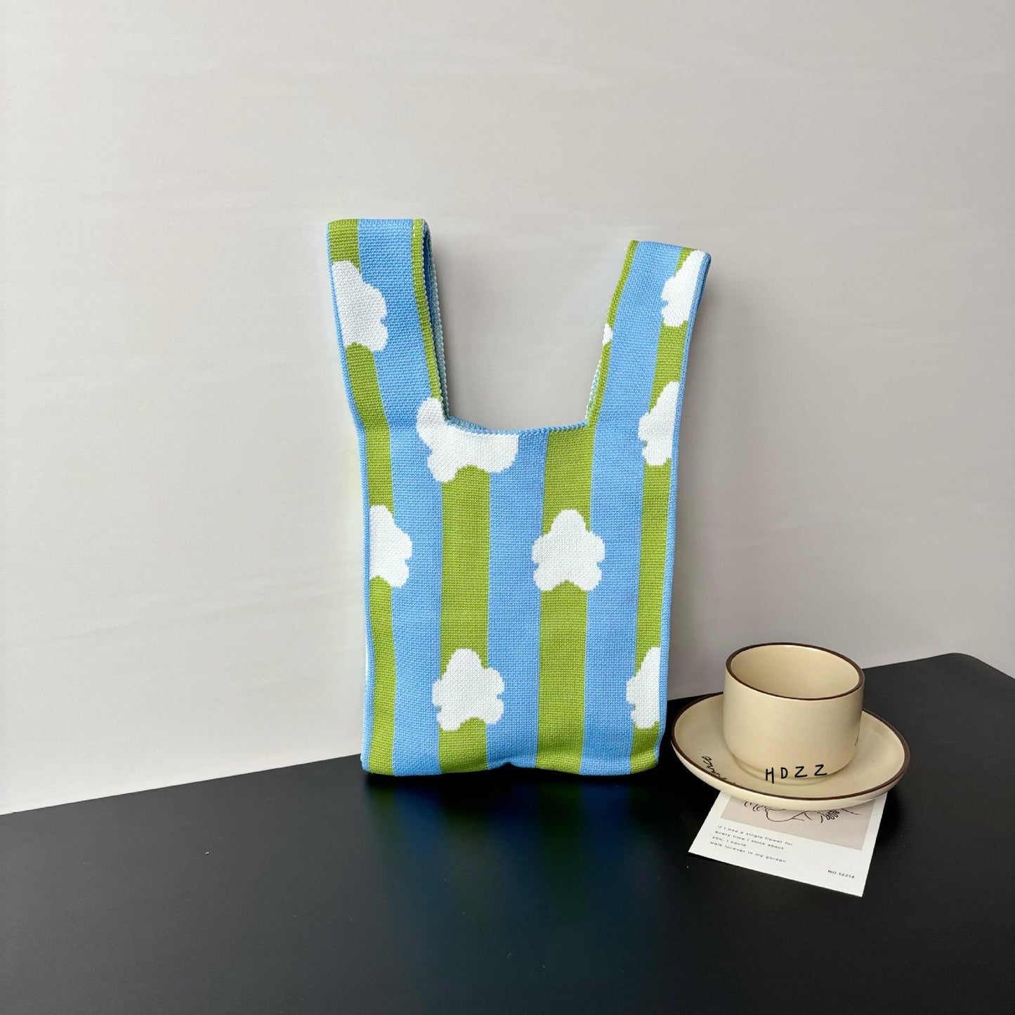 Cartoon Wrist Large Capacity Minority Hand Handbags